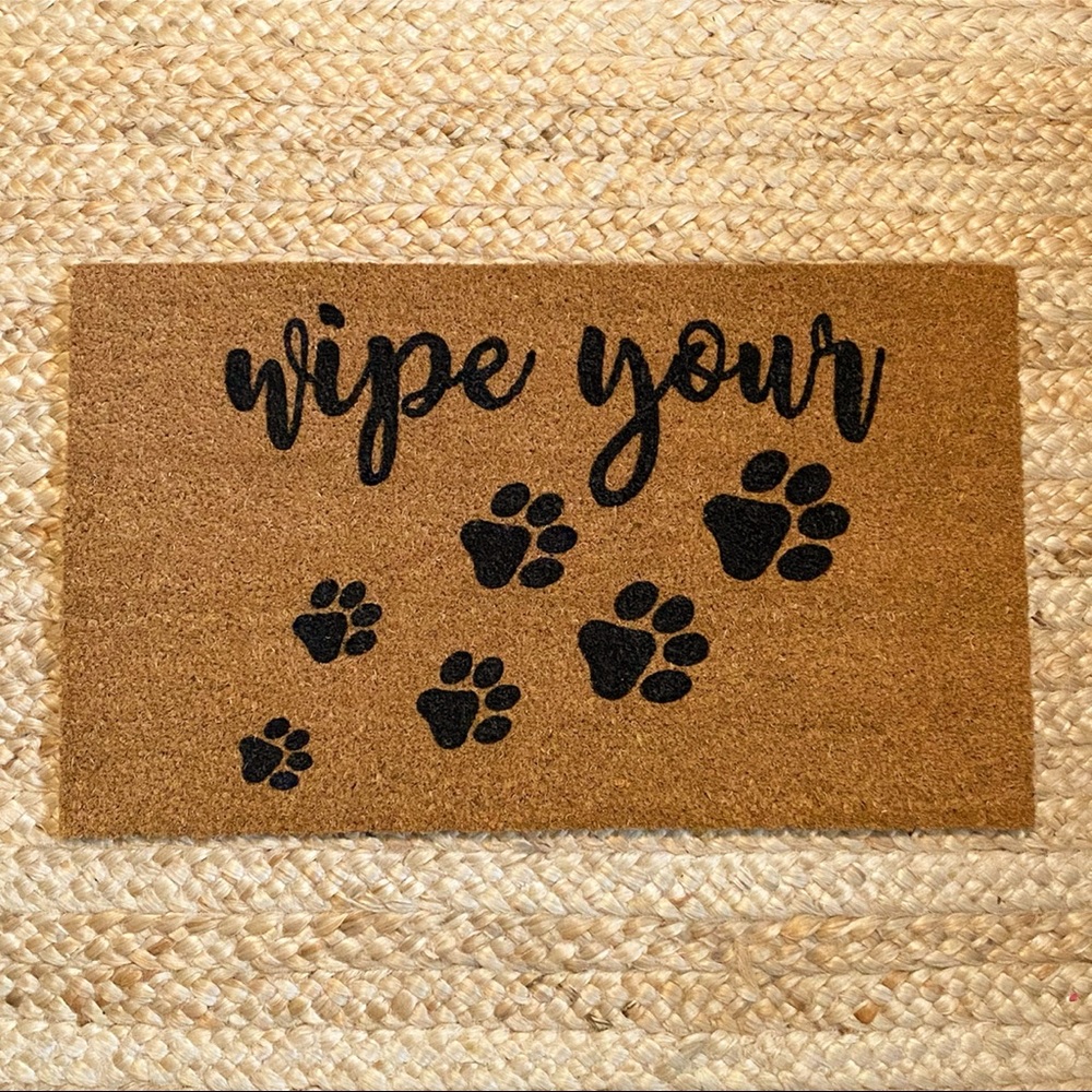 Wipe your paws doormat